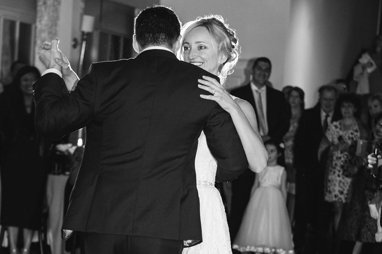 First dance photo at Carlowrie Castle Wedding in Scotland