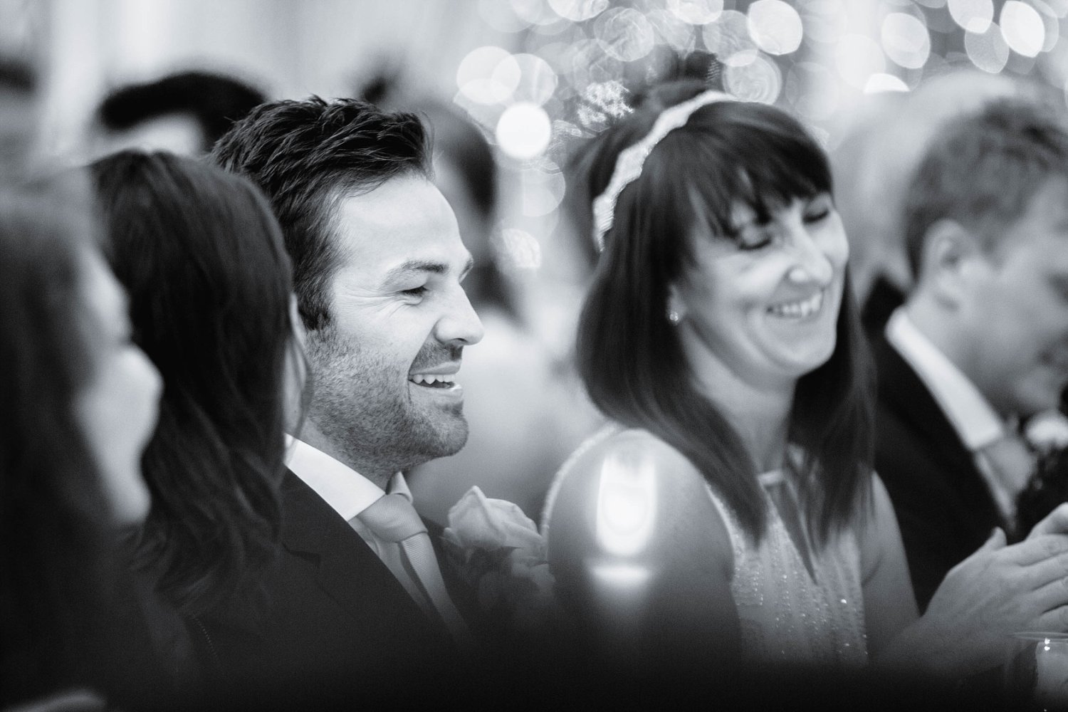 Speeches at Carlowrie Castle Wedding in Scotland photo