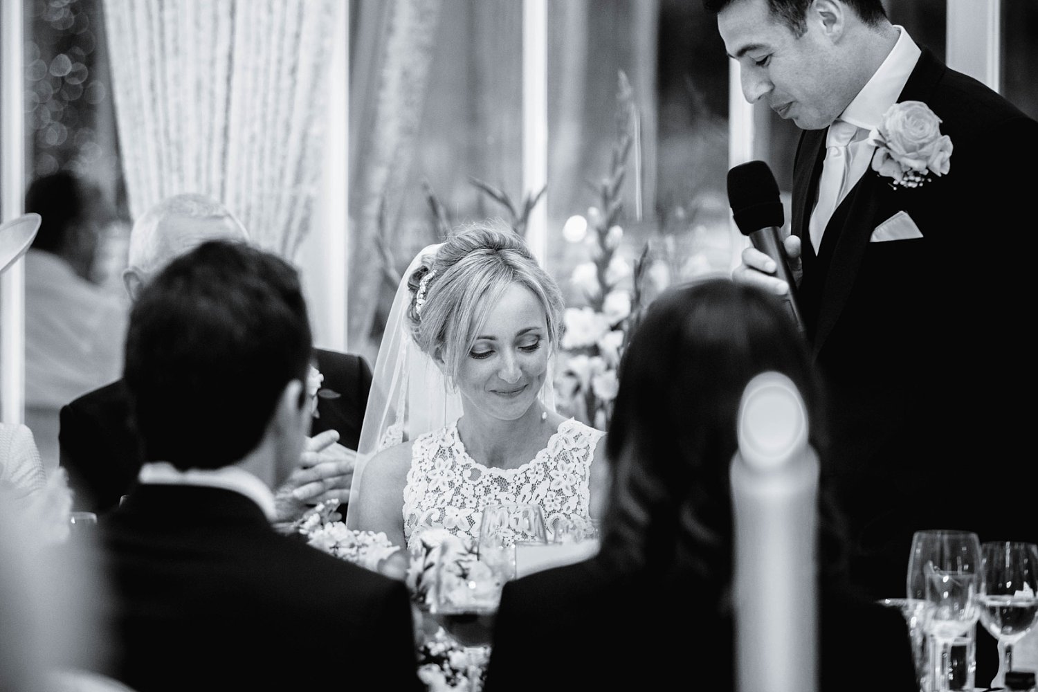 Speeches at Carlowrie Castle Wedding in Scotland photo